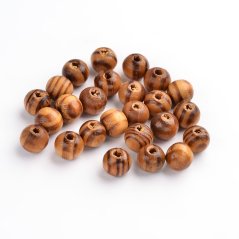 Fa gyöngy 8mm burlywood