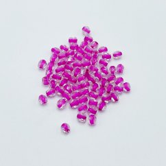 Geschliffene Perlen Kristall rosa gesäumt, 3 mm