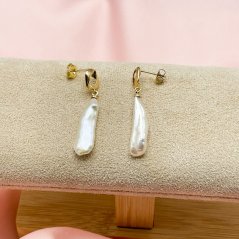 Náušnice s Biwa perlou