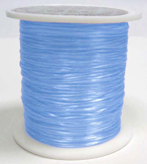 Elastisches Lycra - ø 0,8 mm, 60 m, hellblau, 1 Stück