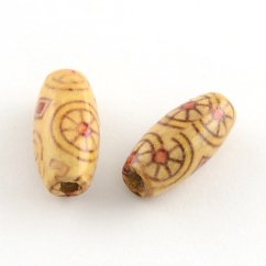 Fagyöngyök világos környomattal, oválisak, 15x7 mm