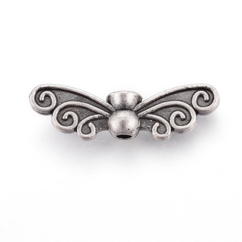 Kovový oddělovač křídla "motýlek" 7x22x4mm