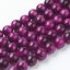 Natürliches Tigerauge - Perlen, lila, 8 mm