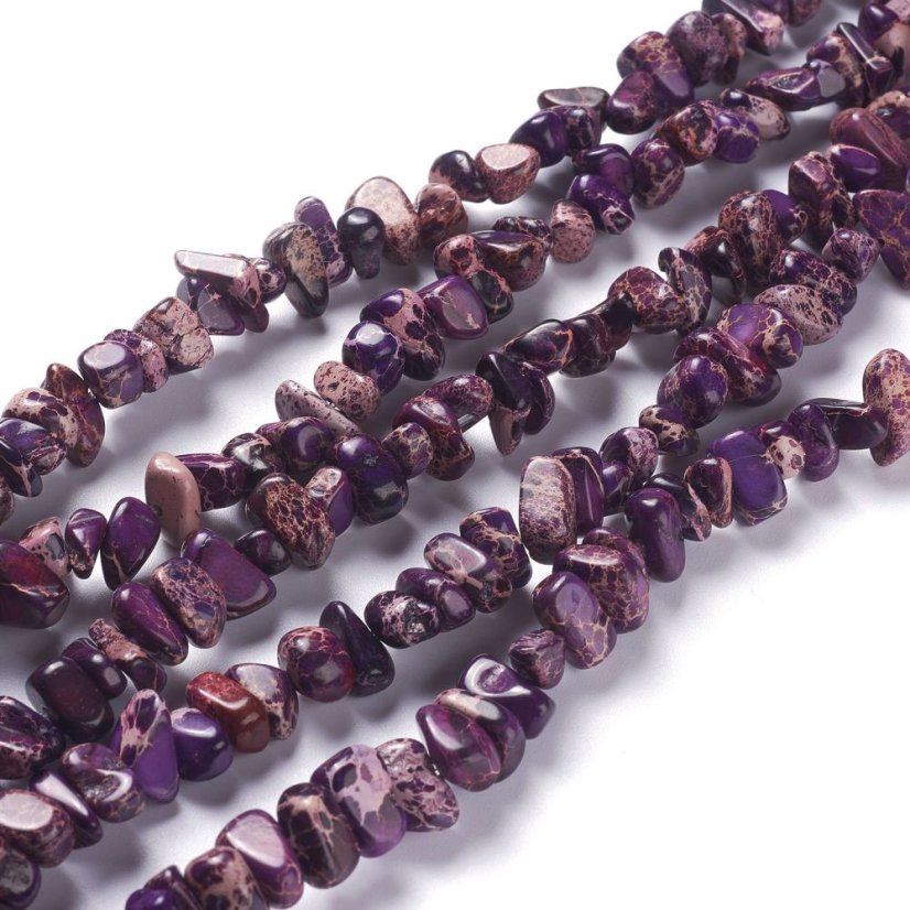 Přírodní regalit - nugetky, fialové, 6~10x5~8x4~6 mm