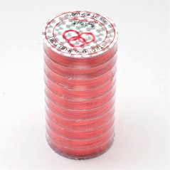 Elasztikus lycra - ø 0,8mm, 10 m, tégla, 1 db