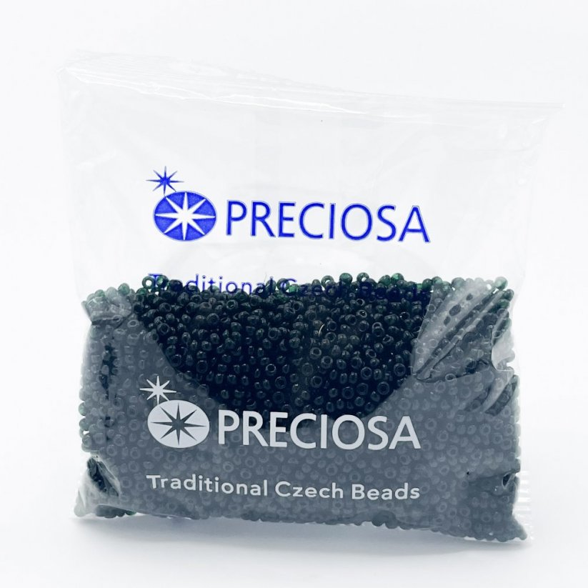 PRECIOSA maggyöngy 10/0 sz. 50150, átlátszó zöld - 50 g