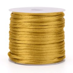 Rattail, nylonová šnúra, horčicová, 1 mm, 30 m