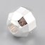 Mosadzný oddeľovač, gulička, strieborná, 7x7 mm