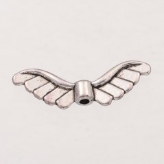 Kovový oddělovač křídla, stříbrné, 23x8x2mm