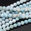 Natürliche Larimar - Perlen, Klasse A, blau, 8 mm