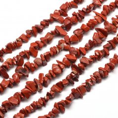 Natürlicher Jaspis - Bruchteile, rot 5~8x5~8 mm