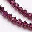 Natürlicher Granat - Perlen, geschliffen, braun, Klasse AA, 2 mm