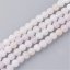 Naturachat - Perlen, Eis, weiß, 6 mm
