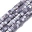 Heishi korálky s perleťou, 4x2 mm, svetlo sivé