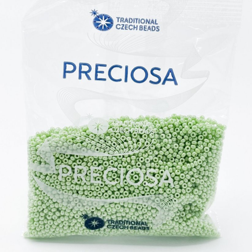PRECIOSA maggyöngy 11/0 sz. 16356, zöld - 50 g