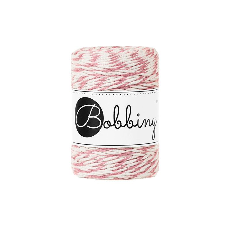 Bobbiny Macramé Baby Magic Pink 1,5 mm, 100 m
