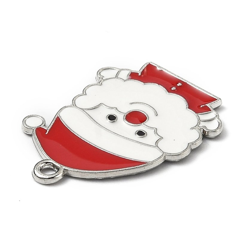 Kovový prívesok, santa, 22,5x18x1,2 mm