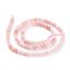 Natürlicher rosa Opal - Perlen, geschliffen, 2 mm