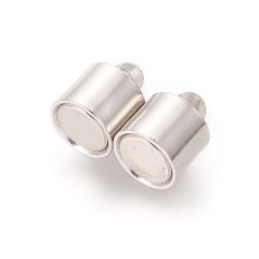 Magnetické zapínanie z mosadze, 16x6 mm