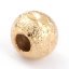 Sárgaréz elválasztó, stardust gömb, arany, 4x3,5 mm