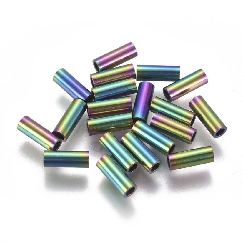Trubička z 304 ocele, vícebarevná, 8x3 mm