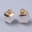 Přívěšek z přírodního křišťálu, 12x10x10mm