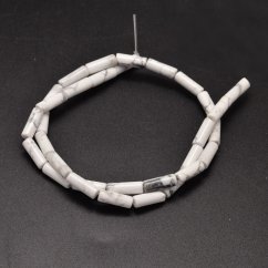 Természetes howlit - hengerek,13~14x4~5mm