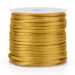 Rattail, nylon zsinór, mustár színű, 1 mm, 30 m