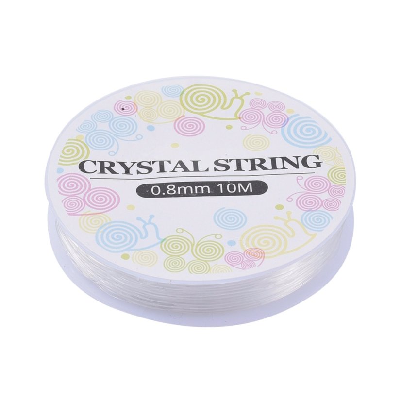 Elastomer - ø 0.8 mm, 10 m,  biely 1 ks