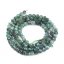 Natürlicher Smaragd - Perlen, geschliffen, blau-grün, 4 mm
