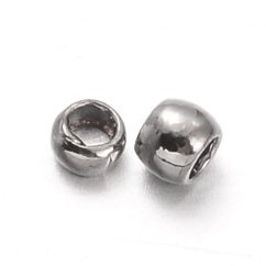 Zatláčací rokajl z mosadze, guľatý, 1,5mm, gunmetal