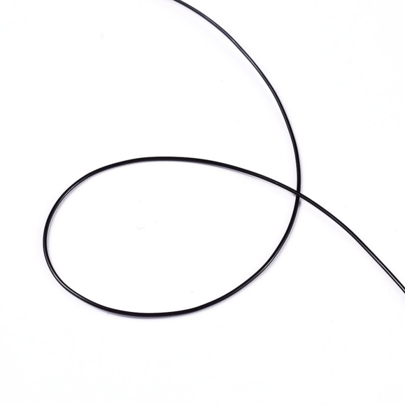 Elastomer - ø 0,6 mm, 15 m, černý, 1 ks