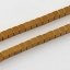 Syntetický hematit, nemagnetický - korálky, zlaté, 2x2 mm