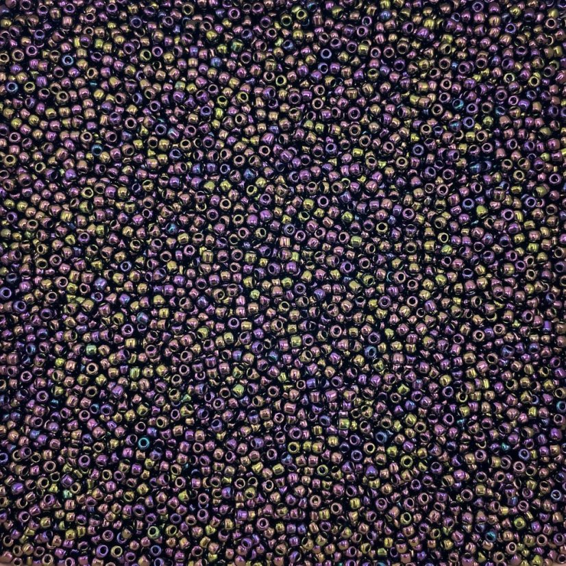 TOHO Round, 11/0, 85, Metallic Iris - Purple, rokajlové korálky