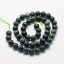 Směsný přírodní chryzokol a lapis lazuli - korálky, zelenomodré 8 mm