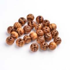 Fa gyöngy 8mm burlywood