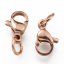 304 Ocelová (IP) karabinka, rosegold, 10x7x3 mm