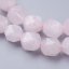 Natürlicher Rosenquarz - Perlen, geschliffen, rosa, 10 mm