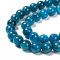 Natürlicher Apatit, Klasse A - Perlen, blau, 8 mm