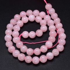 Prírodný madagaskarský ruženín - korálky, trieda AA, 8 mm