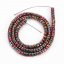 Heishi Perlen aus metallisierter Lava, Regenbogenfarbe, 4x3 mm