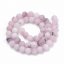 Natürlicher Jaspis - Perlen, Kirschblüte, matt, rosa, 10 mm