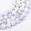 Natürlicher Howlit - Perlen, weiß, 6 mm