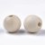 Fa gyöngyök 14 mm , természetes