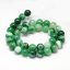Gestreifter Naturachat - Perlen, grün, 8 mm