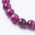 Prírodné tigrie oko - korálky purpurové 8 mm