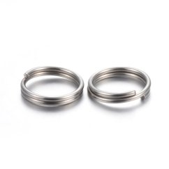 Szerelőkarika 304 acélból 5x1 mm, belső átmérője 3,8 mm