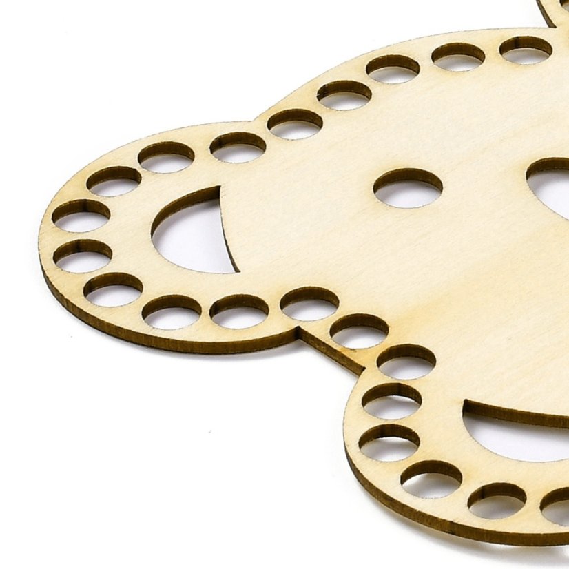 Dřevěné dno, medvídek 29,6x19,8x2 mm