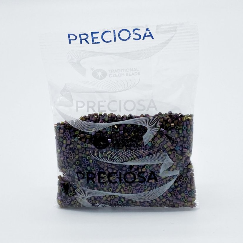 PRECIOSA maggyöngy 11/0 No. 83112, zöld és kék keverék - 50 g
