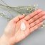 Hegyikristály tojás, talizmán, kb. 3 cm